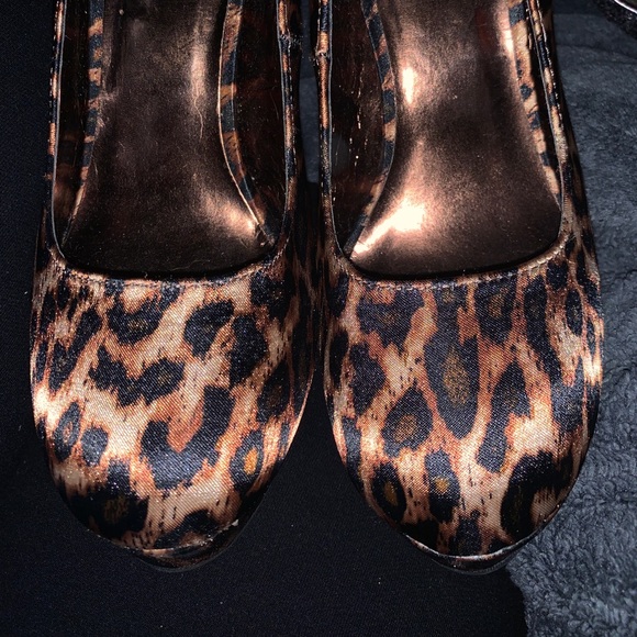 Satin leopard 5 inch platform - Picture 6 of 6